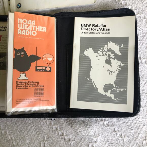 1997 BMW 3 Series Owners Manual Original with Leather Case and Extras OEM - Picture 8 of 8